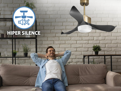 Ventilador de Techo Ultra silencioso de bajo consumo DC VulcanoD106C02LED65775