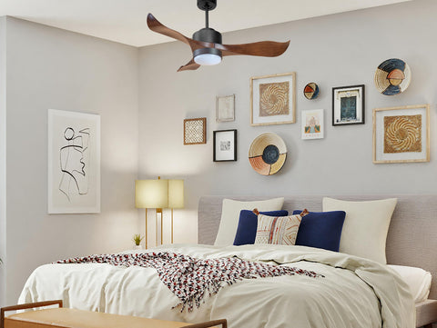 Ventilador de Techo Ultra silencioso de bajo consumo DC WakatobiD106C02LED70174