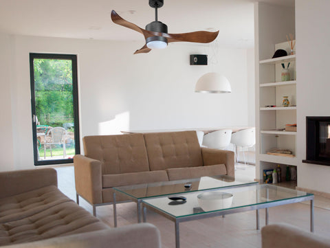 Ventilador de Techo Ultra silencioso de bajo consumo DC WakatobiD106C02LED70174