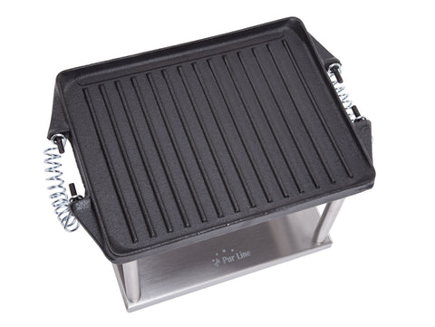 Plancha de barbacoa en hierro fundido para Chimenea de etanols_3