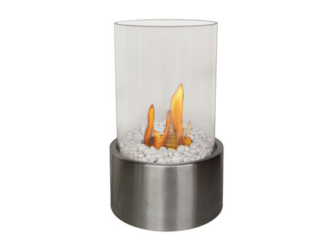 Chimenea de etanol de sobremesa de 750W en acero inoxidable