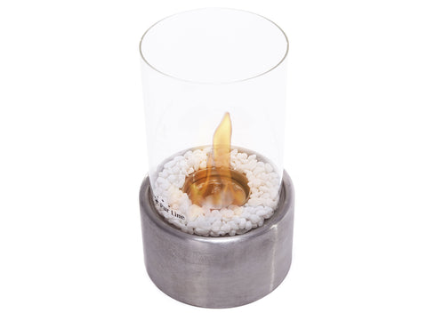 Chimenea de etanol de sobremesa de 750W en acero inoxidable
