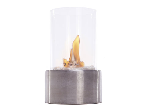Chimenea de etanol de sobremesa de 750W en acero inoxidable