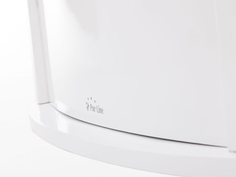 Chimenea de etanol de suelo, 2500W, diseño rectangular en acero blanco_7