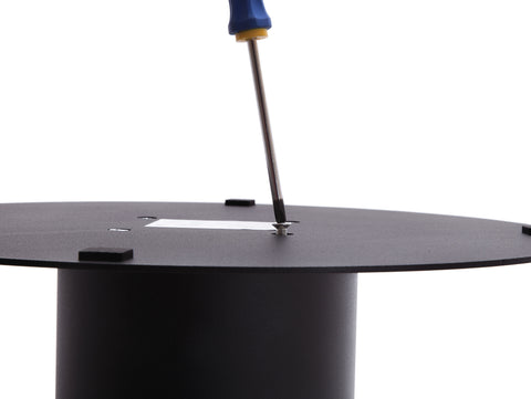 Chimenea de etanol diseño de mesa con tablero circular en cristal templado
