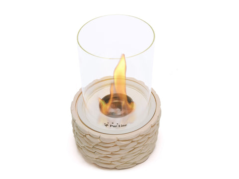 Chimenea de etanol de sobremesa de 750W de piedra artificial_1