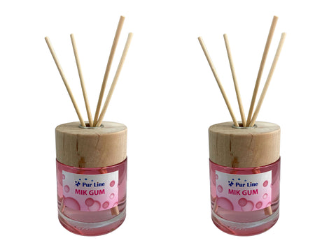 Ambientador Mikado Varitas perfumadas con ingredientes naturales bote de 100 ml con 4 sticks aroma Chicle
