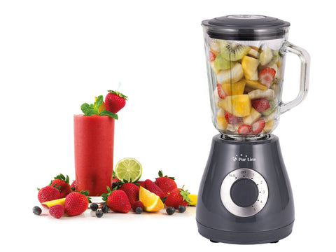 Batidora de vaso 400W con jarra de cristal de 1.5L y 5 velocidades