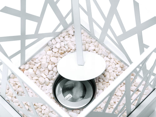 Biochimenea de sobremesa para uso interior o exterior con diseño moderno varios colores