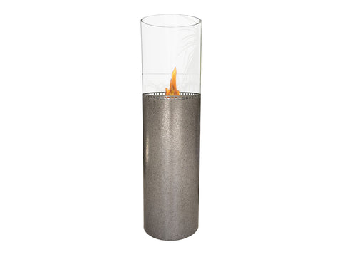 Chimenea de etanol de suelo con estampado granulado
