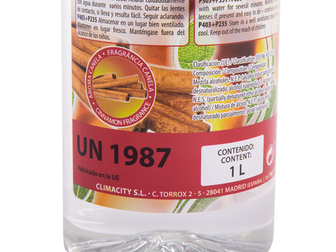 Etanol, combustible de origen natural para Chimenea de etanols, aroma canela, caja 12 botellas de 1L_2