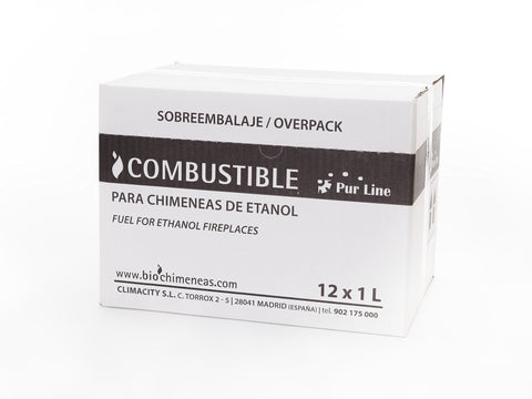Etanol, combustible de origen natural para Chimenea de etanols, aroma canela, caja 12 botellas de 1L_4