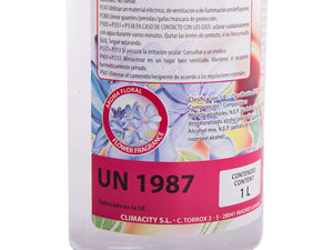 Bioetanol, combustible de origen natural,  aroma floral, caja 12 Botellas 1L