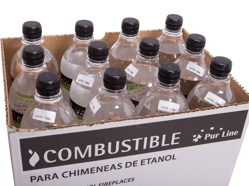 Etanol, combustible de origen natural , repele mosquitos con CITRONELA, caja de 12 Botellas de 1L_2