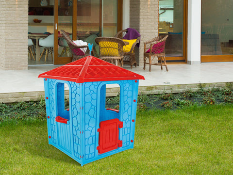 Caseta infantil de plástico imitación piedra STONE HOUSE_2