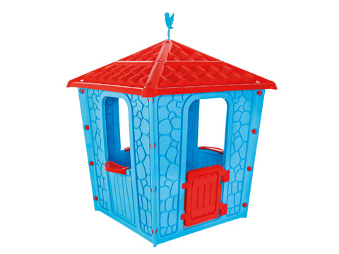 Caseta infantil de plástico imitación piedra STONE HOUSE