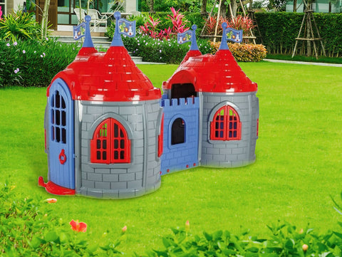 Castillo infantil de plástico con dos torres DOUBLE DRAGON CASTLE_2