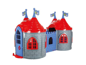Castillo infantil de plástico con dos torres DOUBLE DRAGON CASTLE