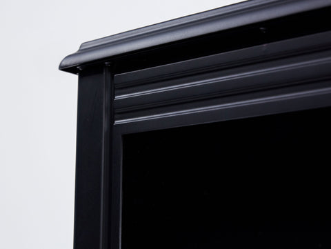 Chimenea Eléctrica de suelo, 2000W, estilo retro con patas, en acero negro