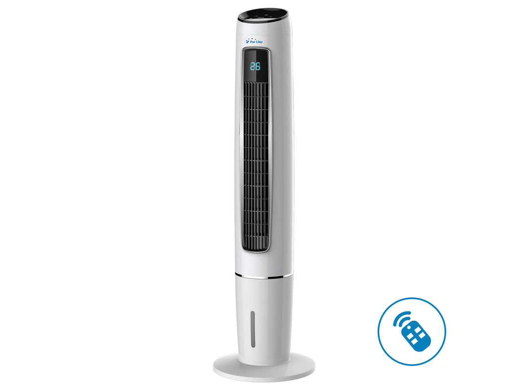 Climatizador evaporativo, ventilador, humidificador, purificador de aire de torre de 65W con mando a distancia para superficies de 15m2_2