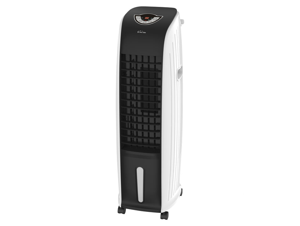 Climatizador evaporativo, ventilador, humidificador, purificador de aire de 70W con mando a distancia para superficies de 18m2