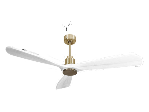 Ventilador de techo Modo Invierno/Verano Termostato Wifi Motor DC Techos Inclinados Mando a Distancia Hypersilence Memoria FullWood