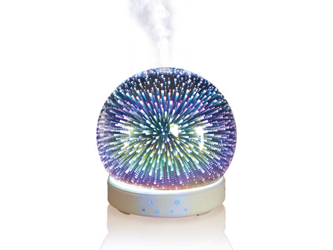 Difusor de aromas ultrasónico de 12W con luz LED efecto 3D