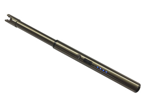 Encendedor eléctrico extra largo de metal negro para Chimenea de etanols, barbacoas, estufas y chimeneas de leña