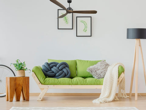 Ventilador de techo Reversible Termostato Wifi Motor DC Techos Inclinados Mando a Distancia Hypersilence Memoria FullWood 5
