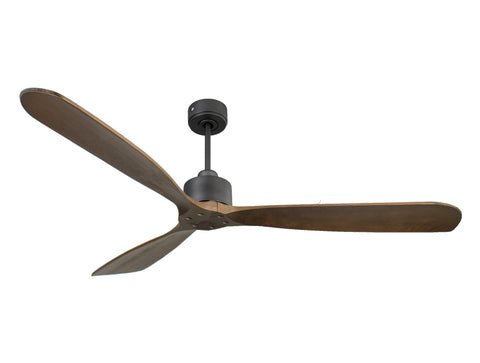 Ventilador de techo Reversible Termostato Wifi Motor DC Techos Inclinados Mando a Distancia Hypersilence Memoria FullWood 1