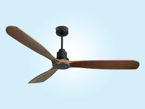 Ventilador de techo Reversible Termostato Wifi Motor DC Techos Inclinados Mando a Distancia Hypersilence Memoria FullWood 2