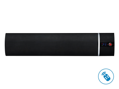 Calefactor halógeno 1800W, exterior con IP55