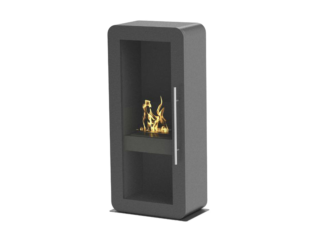 Estufa de etanol vertical con puerta de seguridad