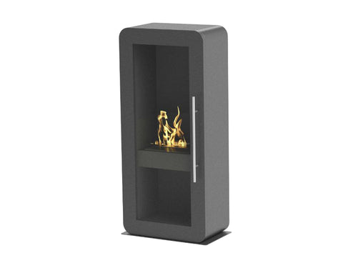 Estufa de etanol vertical con puerta de seguridad
