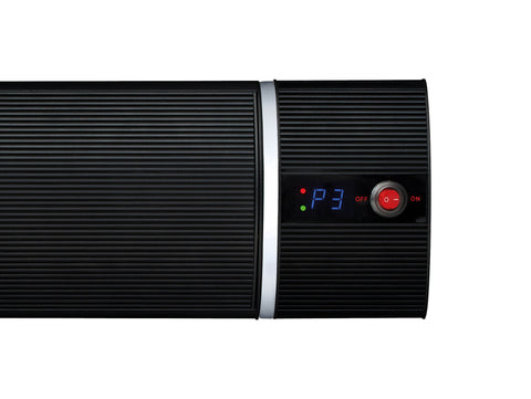 Calefactor halógeno 1800W, exterior con IP55