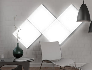 Base LED 9.4W enlazable hexagonal luz neutra 30x30cm