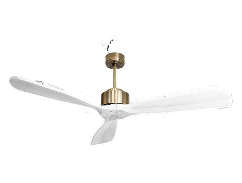 Ventilador de techo Modo Invierno/Verano Termostato Wifi Motor DC Techos Inclinados Mando a Distancia Hypersilence Memoria FullWood