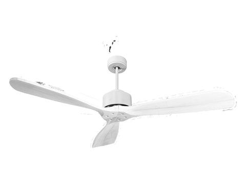 Ventilador de techo Modo Invierno/Verano Termostato Wifi Motor DC Techos Inclinados Mando a Distancia Hypersilence Memoria FullWood