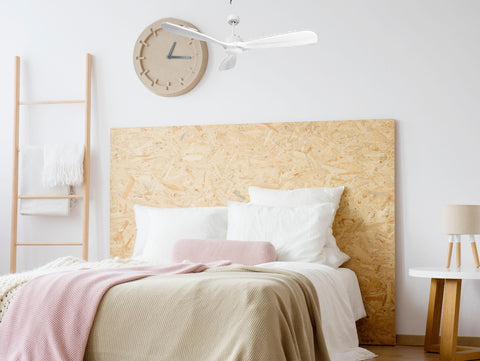 Ventilador de techo Modo Invierno/Verano Termostato Wifi Motor DC Techos Inclinados Mando a Distancia Hypersilence Memoria FullWood