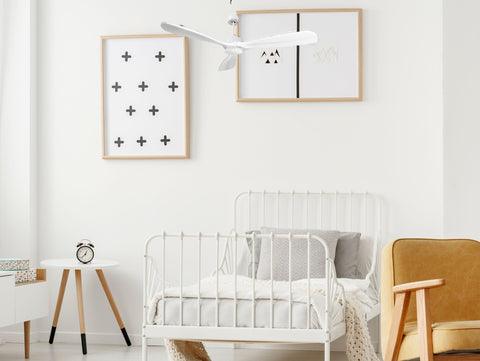 Ventilador de techo Modo Invierno/Verano Termostato Wifi Motor DC Techos Inclinados Mando a Distancia Hypersilence Memoria FullWood