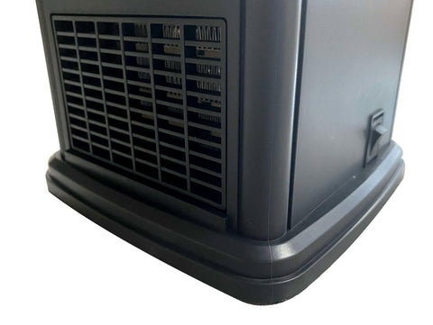 Farolillo Eléctrico 1000 W en acero negro