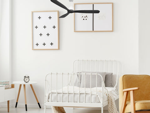 Ventilador de techo Reversible Termostato Wifi Motor DC Techos Inclinados Mando a Distancia Hypersilence Memoria FullWood 7