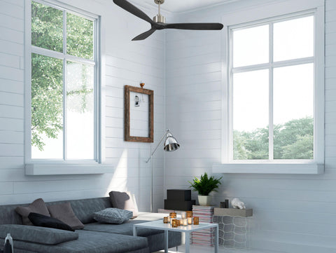 Ventilador de techo Reversible Termostato Wifi Motor DC Techos Inclinados Mando a Distancia Hypersilence Memoria FullWood 5