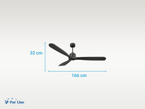 Ventilador de techo Reversible Termostato Wifi Motor DC Techos Inclinados Mando a Distancia Hypersilence Memoria FullWood 6