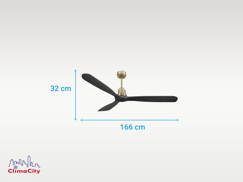 Ventilador de techo Reversible Termostato Wifi Motor DC Techos Inclinados Mando a Distancia Hypersilence Memoria FullWood 4