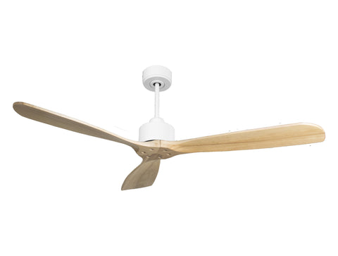 Ventilador de techo Reversible Termostato Wifi Motor DC Techos Inclinados Mando a Distancia Hypersilence Memoria FullWood 1