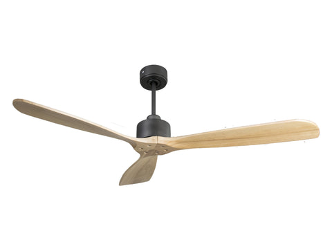 Ventilador de techo Reversible Termostato Wifi Motor DC Techos Inclinados Mando a Distancia Hypersilence Memoria FullWood 1