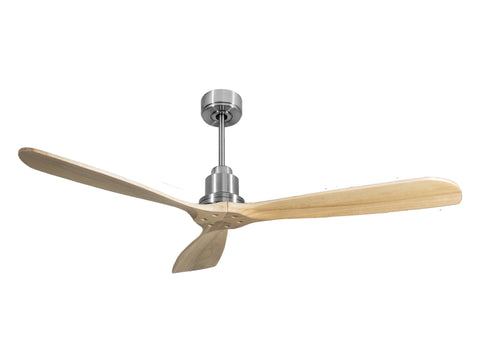 Ventilador de techo Reversible Termostato Wifi Motor DC Techos Inclinados Mando a Distancia Hypersilence Memoria FullWood 1