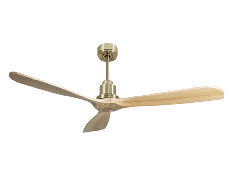 Ventilador de techo Reversible Termostato Wifi Motor DC Techos Inclinados Mando a Distancia Hypersilence Memoria FullWood 1