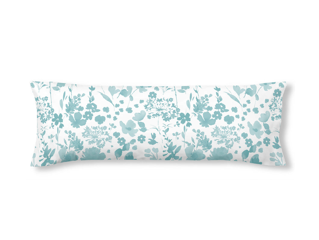 Funda de almohada 100% algodón de 175 hilos con cierre de solapa 1 pieza estampado floral